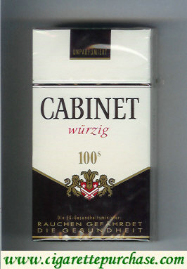 Cabinet Wurzig 100s cigarettes